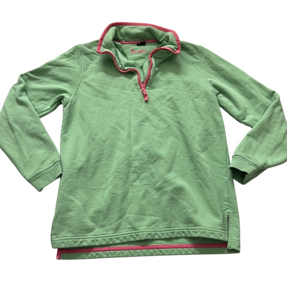 Boden Quarter-Zip Long Sleeve Pullover